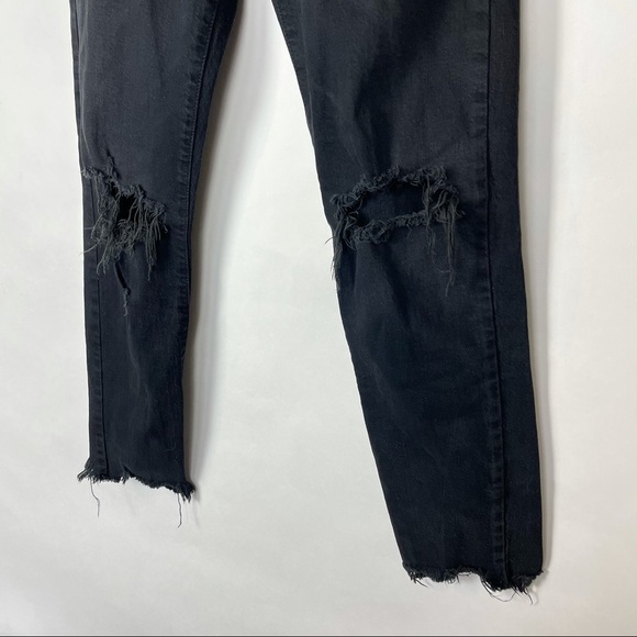 Pistola Distressed Raw Hem Ankle Skinny Jeans 25 - Picture 7 of 9